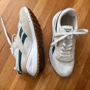 Reebok Women’s AZ White and Green Sneakers